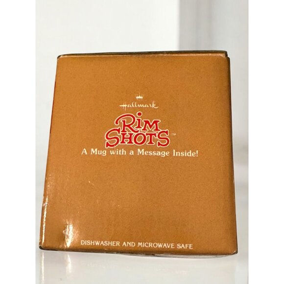 Hallmark 1985 Rim Shots Mug "Whats A Nice Person Like Me Doing In A Place Like T - Picture 7 of 7